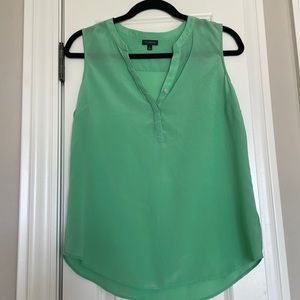 Talbots Light Green Silk Shell/Tank, Size 6